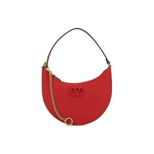 Valentino Vlogo Телячья кожа с рельефным узором Хобо Сумка через плечо Сумка мини Женская Красная