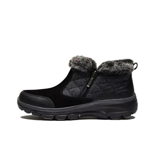 Skechers Ботильоны Черно-серые Женские