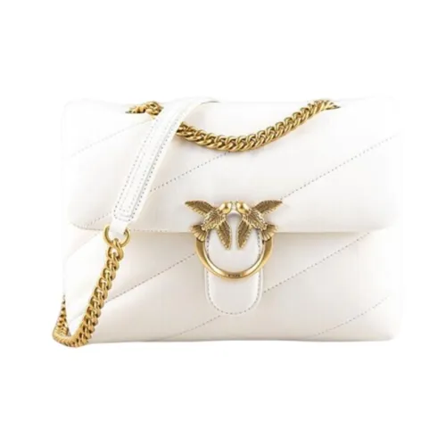 PINKO Пуш Овечья шкура Bird Сумка Ласточка Сумка Сумки через плечо Сумка через плечо Women's White