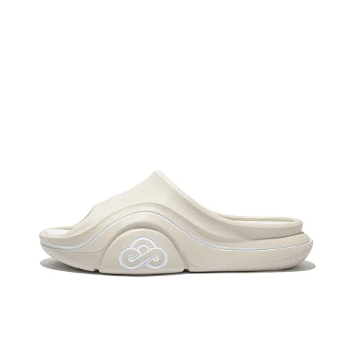 Прохладные слипоны Bucket Cloud Series тихие устойчивые к запахам унисекс цвет облако-коричневый белый