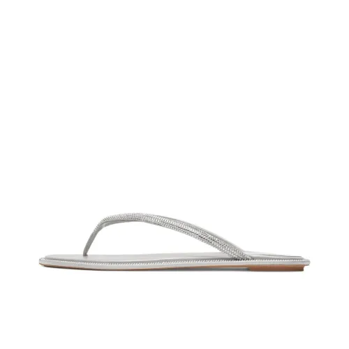 RENE CAOVILLA Diana Шлепанцы Женские Серые