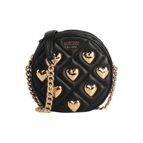 MOSCHINO Кожа Сумка через плечо Маленькая Женская Черная