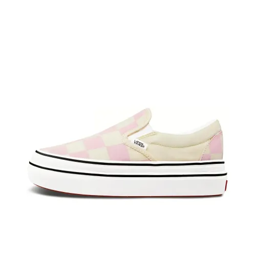 Vans Slip On ComfyCush Покрытие Устойчивое к истиранию Низкие Кроссовки для скейтбординга Женские Розовые