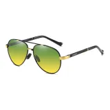 Черная золотая оправа + поляризованные линзы для дневного и ночного использования + коробка