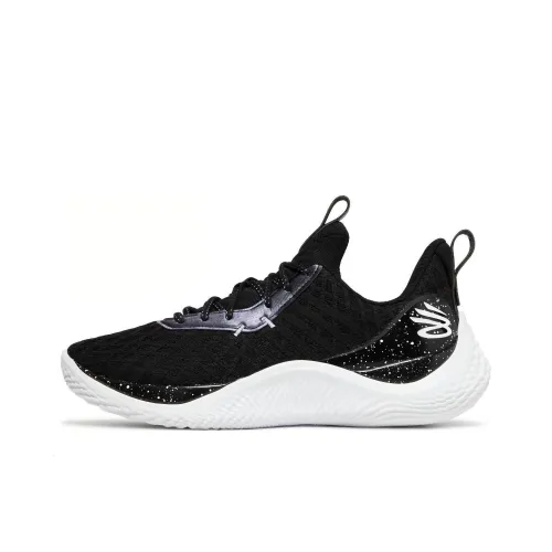 Under Armour Curry Flow 10 Баскетбольные кроссовки Низкий Топ Черный Мужской