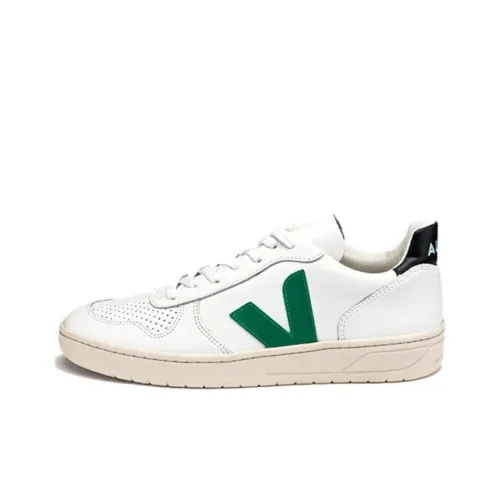 VEJA V 10 Стильные Скейтбординги Унисекс Черный каблук Зеленый V