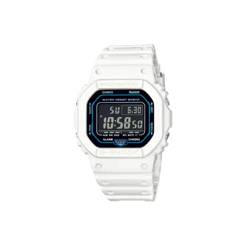 CASIO G SHOCK Кварцевый механизм Смольный ремешок Часы Унисекс Черный циферблат