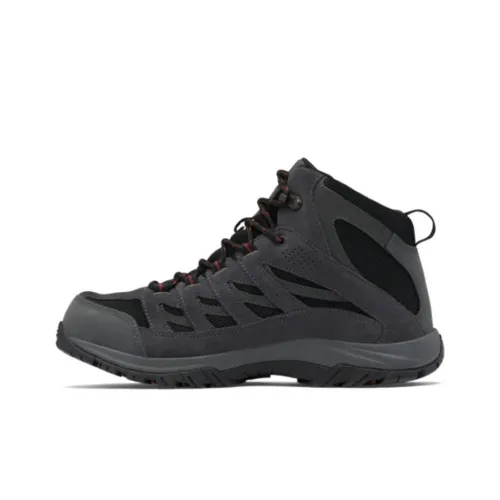 Columbia Crestwood Амортизация Водонепроницаемый MID Топ Походная обувь Мужской Черный