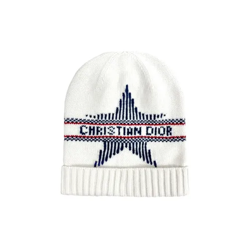 DIOR Шерсть Кашемир Шапки-бини Унисекс Белый