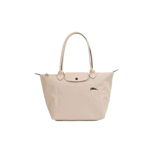 LONGCHAMP Le Pliage Club Холщовая Сумка Тоут Сумка Сумка для покупок Пельменная Сумка Сумка Сумка через плечо Женская Camellia Белый