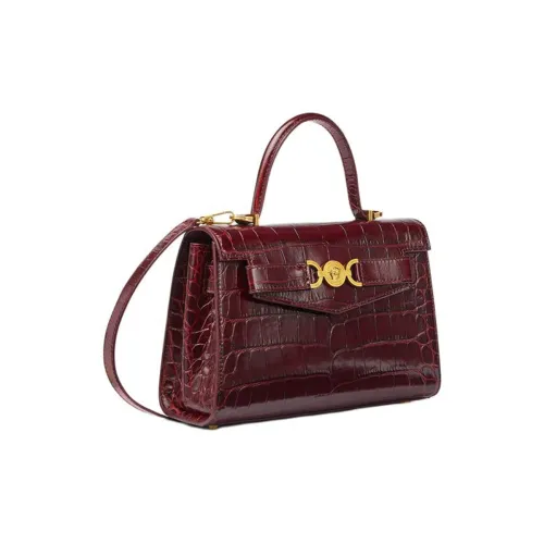 VERSACE Medusa '95 Коровья кожа Сумка через плечо Сумка среднего размера Женская Красная