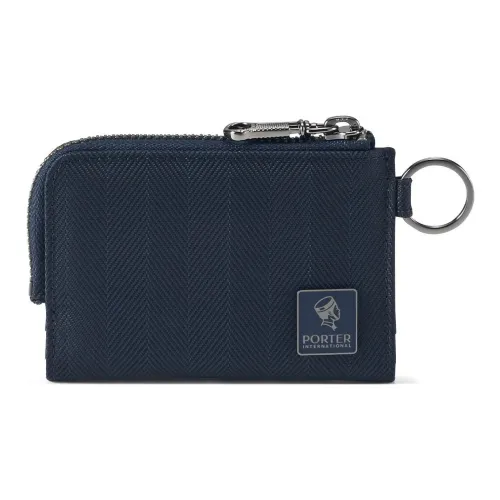 PORTER Нейлон Монетница Унисекс Синий