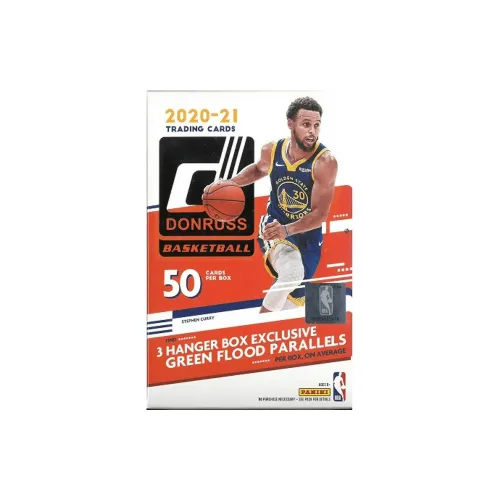 Панини NBA Баскетбольная карта 2020 21 NBA Donruss Баскетбол Вешалка Коробка Durex Подвесная Коробка Спортивные карты 1 Упаковка