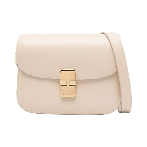 A.P.C Grace Телячья кожа Сумка через плечо Сумка на плечо Женская Айвори