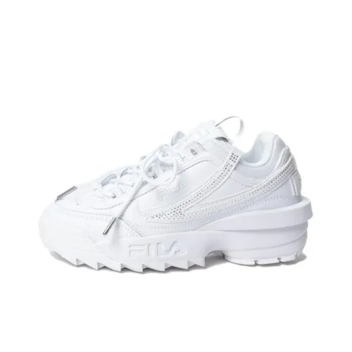 FILA Disruptor II EXP Устойчивый к истиранию Низкий Топ Повседневная Обувь Женская Белая