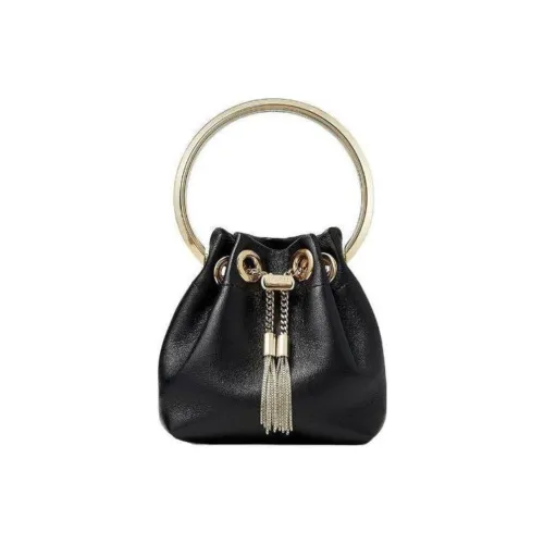 Jimmy Choo Smooth Lambskin Crossbody Bag Women's Black