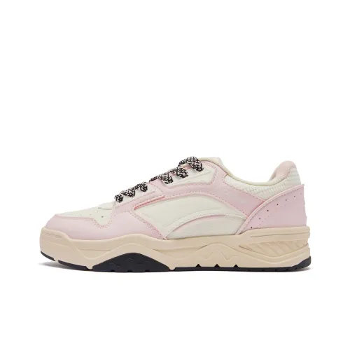 QIAODAN Sea Salt 2,0 Скейтборд Кроссовки Низкие Айвори Фрозен Розовый Женские