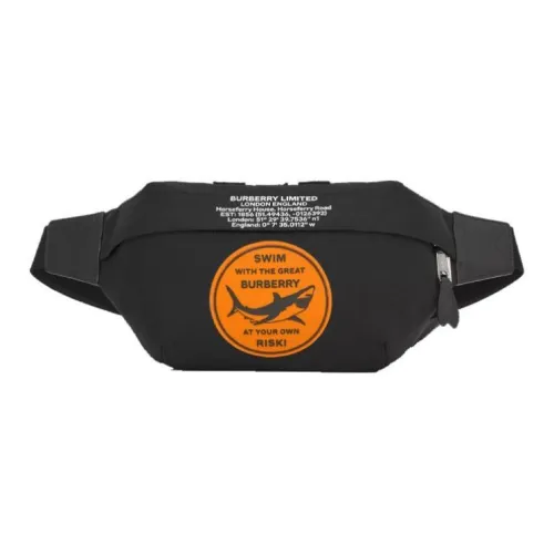 Burberry Нейлоновый Sling Сумка Сумка через плечо Бананка Мужская Черная