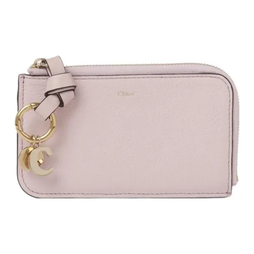 Chloe Alphabet с рельефным узором телячья кожа монета кошелек кошелек маленький женский розовый
