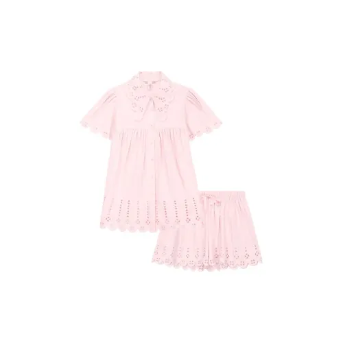 Victoria's Secret x SUSAN FANG SS24 Пижамный комплект Женские Pure Розовый