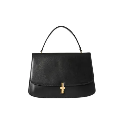 THE ROW Телячья кожа Курьерская сумка Сумка Маленькая Женская Черная