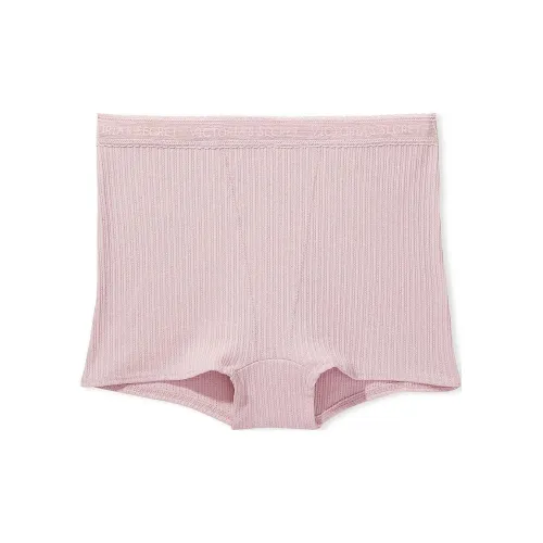 Victoria's Secret Розовый Хлопок Логотип Хлопок Кружево Высокая Талия BT Трусы г Нижнее белье Женские 1 Пачка Розовый