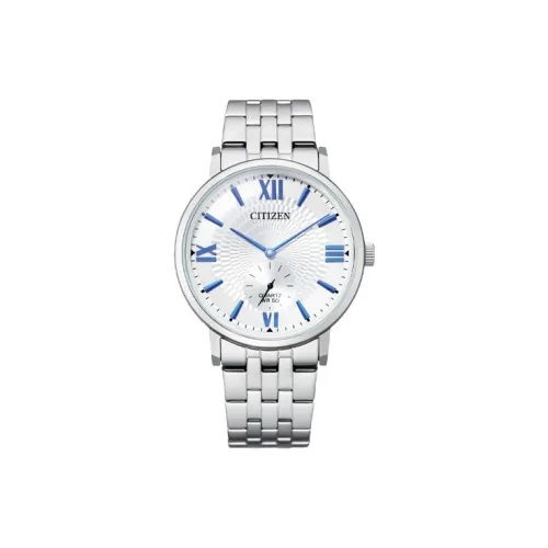 CITIZEN Кварцевый механизм нержавеющая сталь ремешок 39 мм мужские часы серебристый циферблат модель BE9170 72A