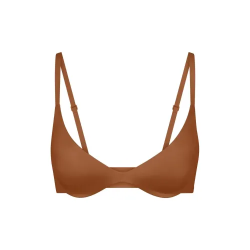 SKIMS Беспроводной FORM Супер PUSH UP Бюстгальтер Женские 1 упаковка Бронза Бронза