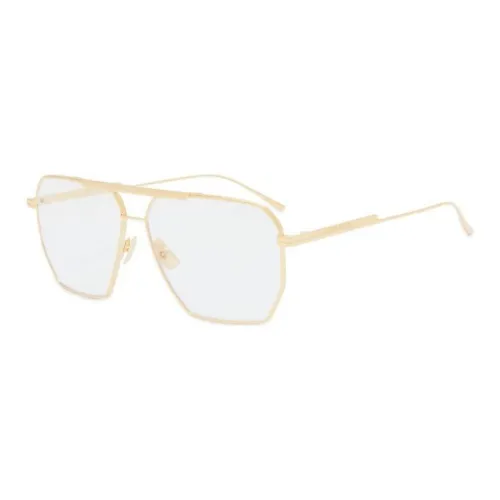 Bottega Veneta Металл Aviator Оправы для очков Мужской Золото