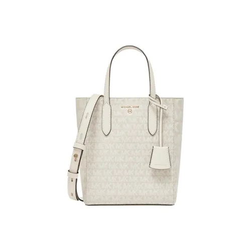 MICHAEL KORS Sinclair Текстиль Кожа Тоут Сумка Сумка для покупок Сумка Маленькая Женская Бежевая