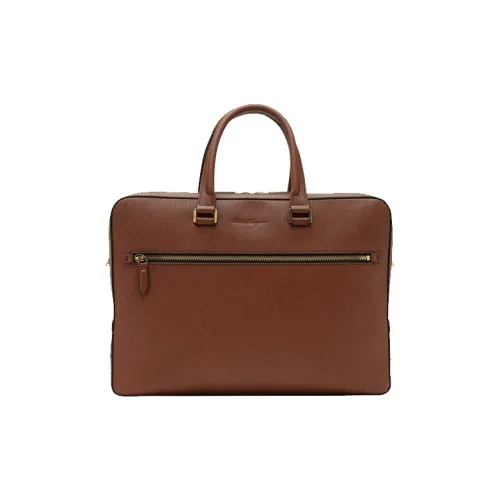 Феррари Феррари Хаммеред Текстура Коровья кожа Доска Доска Коробка Сумка Мужская Коричневая