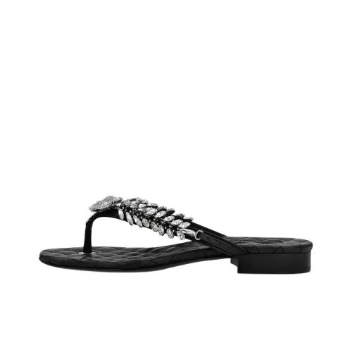 PHILIPP PLEIN Шлепанцы 3 см Женские Черные