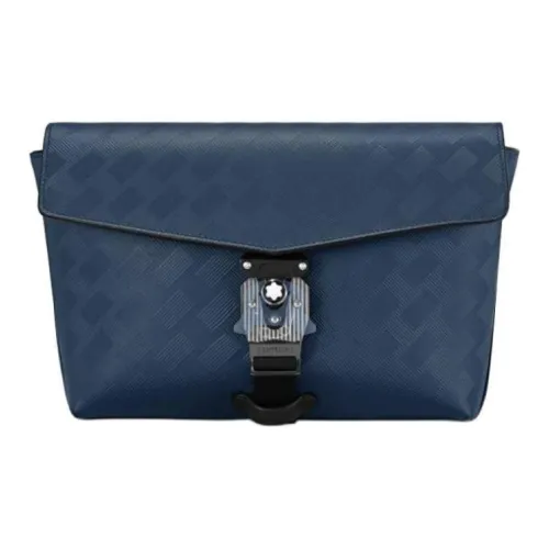 MONTBLANC Кожа Ручная Сумка через плечо Мужская Ink Синий