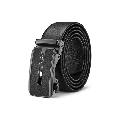GOLDLION Первый слой Натуральная кожа Ремни Мужской Ширина 3,5CM