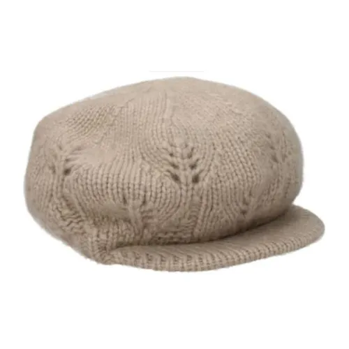 MaxMara Кашемир Береты Женские Бежевый