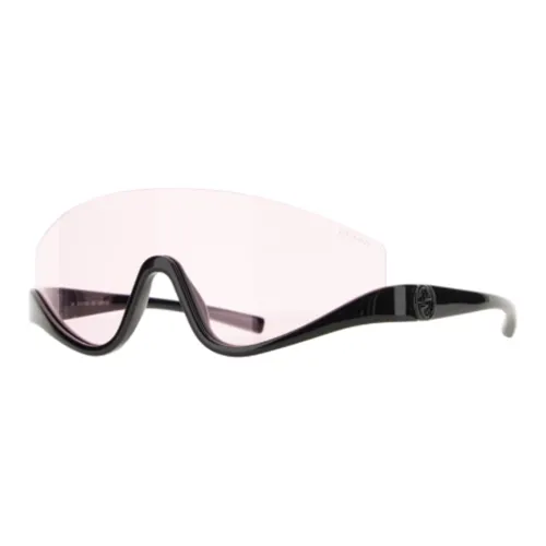 GUCCI В зависимости от официального сайта Нерегулярная форма Солнцезащитные очки Мужской Черный