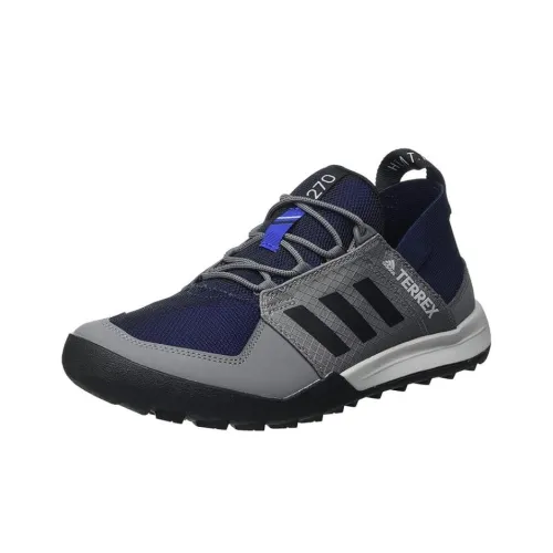 adidas Terrex Daroga противоскользящие устойчивые к истиранию низкие беговые кроссовки унисекс синий серый