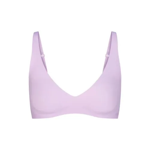 SKIMS NAKED Plunge BRALETTE Бюстгальтер Женский 1 Пачка Sugar Сливовый Цвет