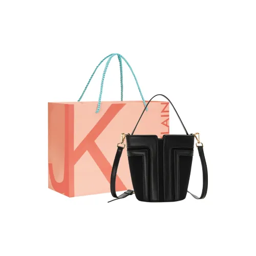 JANE KLAIN ПУ (полиуретан) Сумка-ведро Сумка через плечо Сумка Обычная Женская Черная Коричневая Кофейная