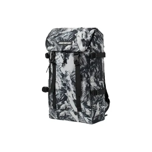 Рюкзак с подкладочной тканью унисекс черный белый