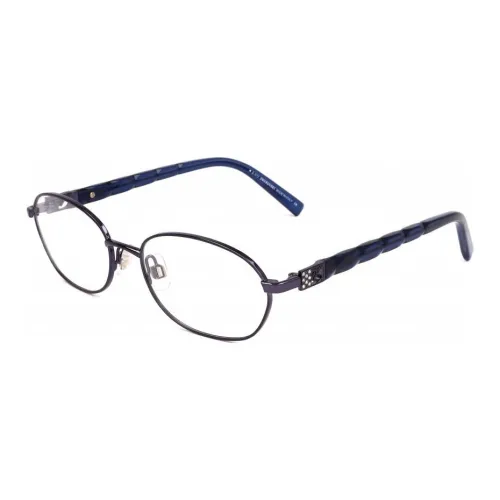 Swarovski Металл Нерегулярная форма Оправы для очков Женские Синий