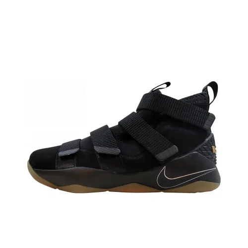 Nike Zoom Soldier 11 Амортизаторы Противоскользящие Устойчивые к истиранию MID Беговые кроссовки Мужские Черные