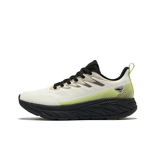 Erke Устойчивый к истиранию Дышащие Низкие Кроссовки для бега Мужские Микрокристалл Белый Пшеница Росток Зеленый