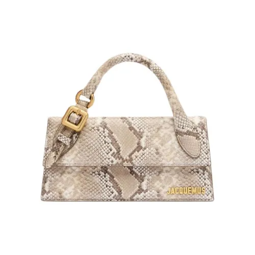 Jacquemus Le Chiquito Телячья кожа Сумка через плечо Сумка Женская Светлый Умбра