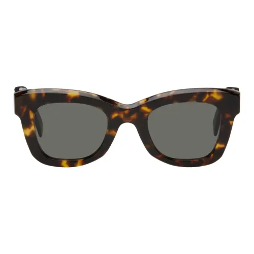 Retrosuperfuture Ацетат Нерегулярная форма Солнцезащитные очки Мужской Черепаховый