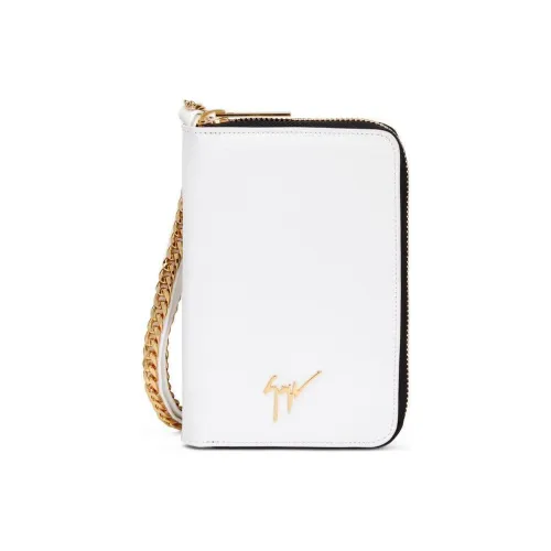 Giuseppe Zanotti GZ ПУ (полиуретан) Путешествие Документ Сумки Держатель удостоверения Кошелек Женская Белая