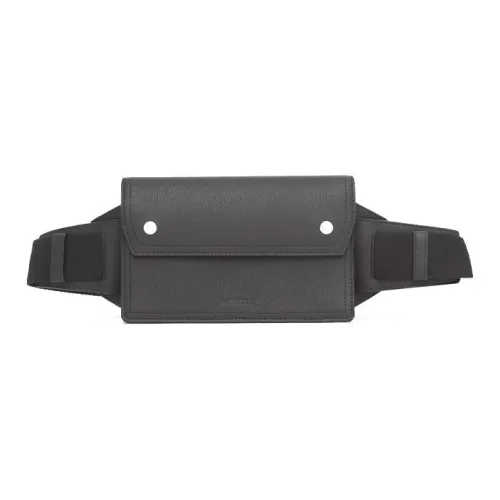 Burberry Кожа Сумка через плечо Бананка Мужская Черная