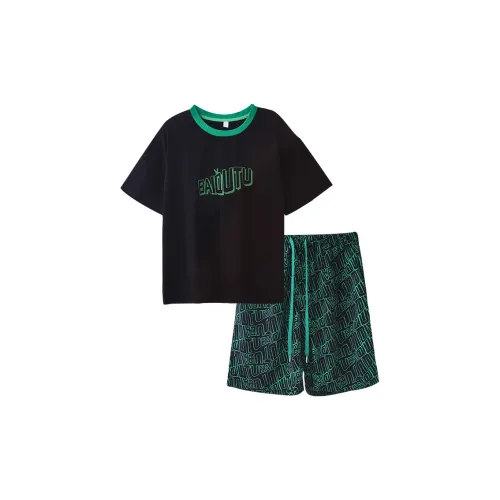 Fun Rabbit Пижамный комплект Мужской Метеоритный черный