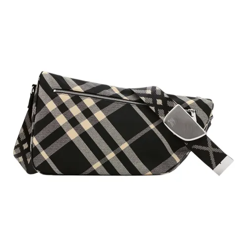 Burberry Сумка из хлопковой смеси жаккардовой ткани с полиэстером курьерская сумка сумка через плечо плечевая сумка мужская черная