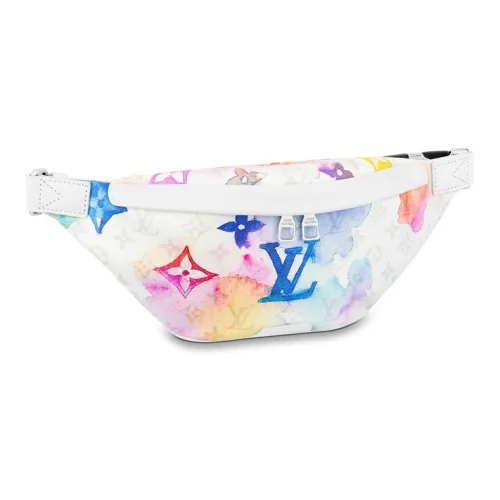 LOUIS VUITTON Discovery Canvas Бананка Маленькая Мужская Многоцветная Монограмма